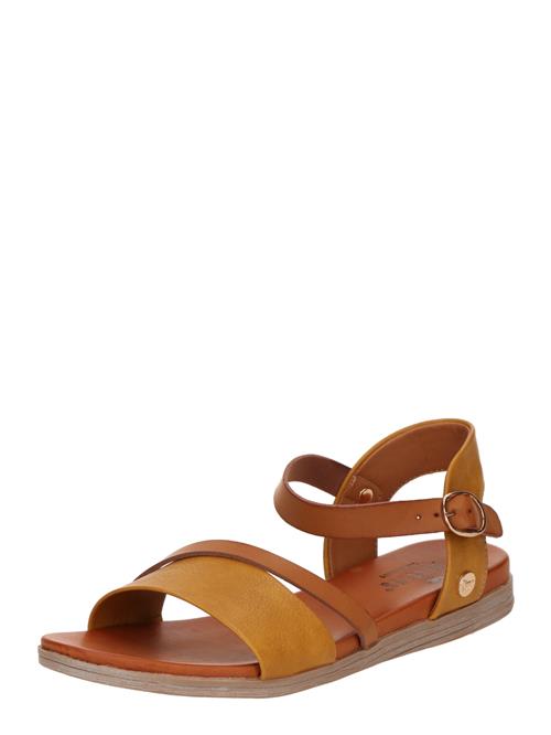 MUSTANG Sandaler  brun / gul