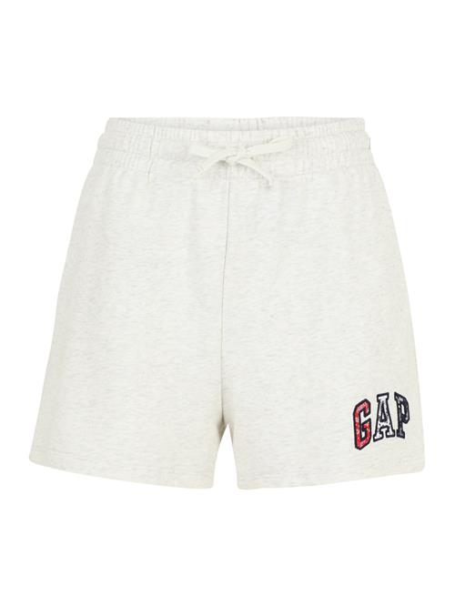 Gap Tall Bukser 'HERITAGE'  lysegrå / rød / sort