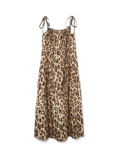 VERO MODA Kjole 'VMRoxanne'  brun / brokade / cappuccino