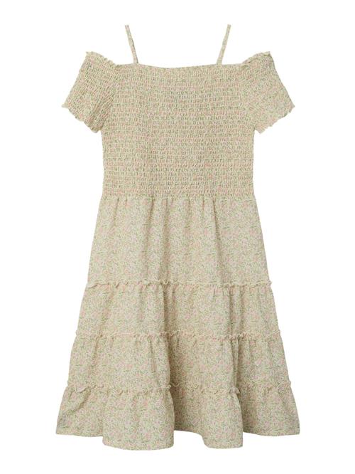 NAME IT Kjole  beige / oliven / pink