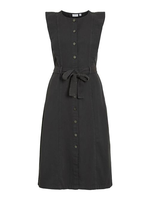 VILA Blusekjole 'VILucianne'  black denim