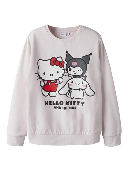 NAME IT Sweatshirt 'Hello Kitty'  lyserød / pastelpink / blodrød / sort