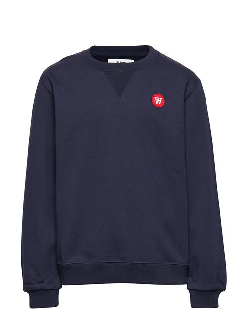 Rod Kids Sweatshirt Gots DOUBLE A BY W.W. Blue