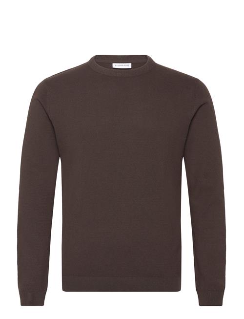 Colour Block Knit Lindbergh Brown