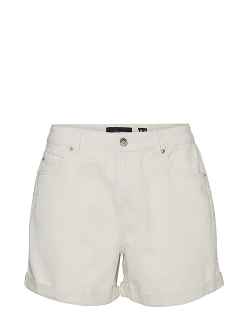 Vmzuri Hr Loose Shorts Mix Vero Moda White