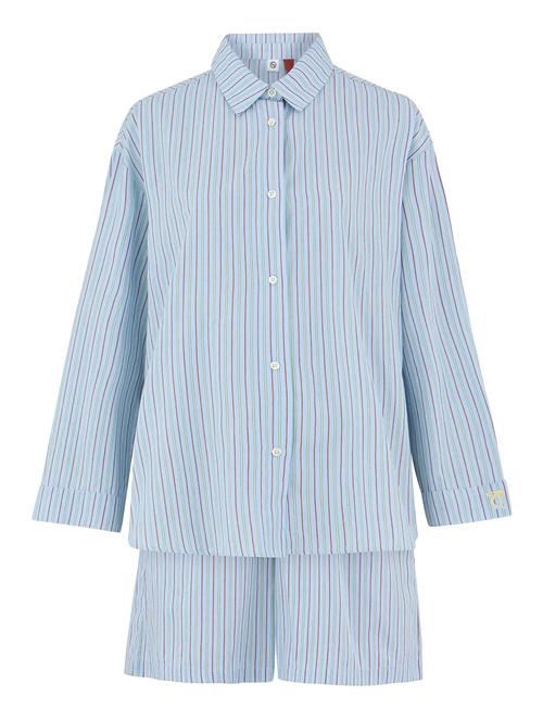 Stripel Shirt+Shorts Becksöndergaard Blue