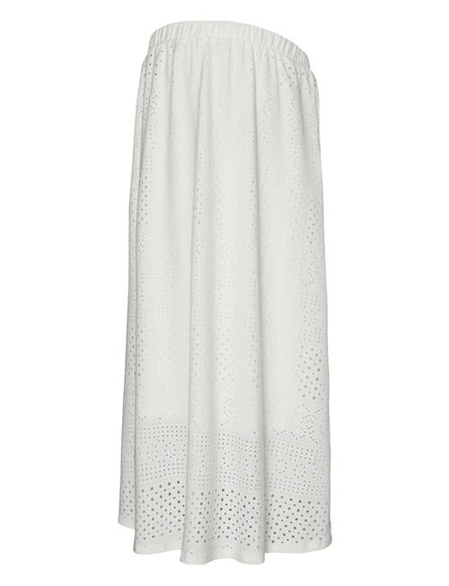 Mlangia Jrs Midi Skirt Hw Mamalicious White
