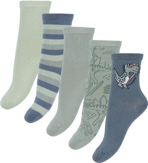 Name It Strømper - 5-Pak - NmmVagn - Blue Mirage