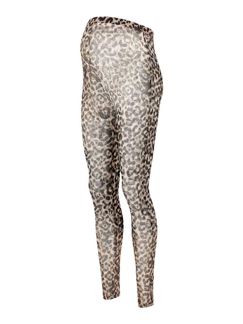 MAMALICIOUS Leggings 'SONIA'  lysebeige / sort