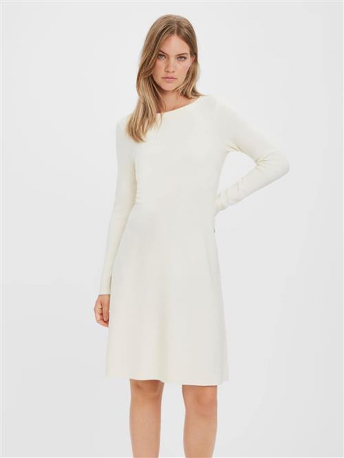 VERO MODA Strikkjole  creme