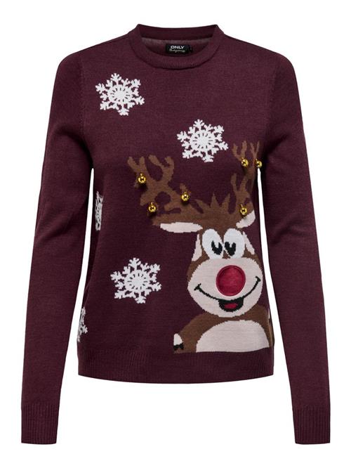 ONLY Pullover  blandingsfarvet / bordeaux