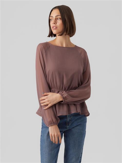 Se VERO MODA Bluse  taupe ved About You
