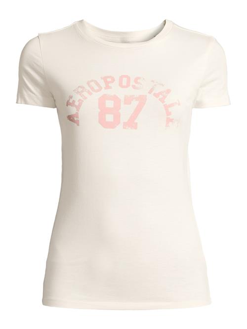 AÉROPOSTALE Shirts 'MAY'  ecru / lyserød
