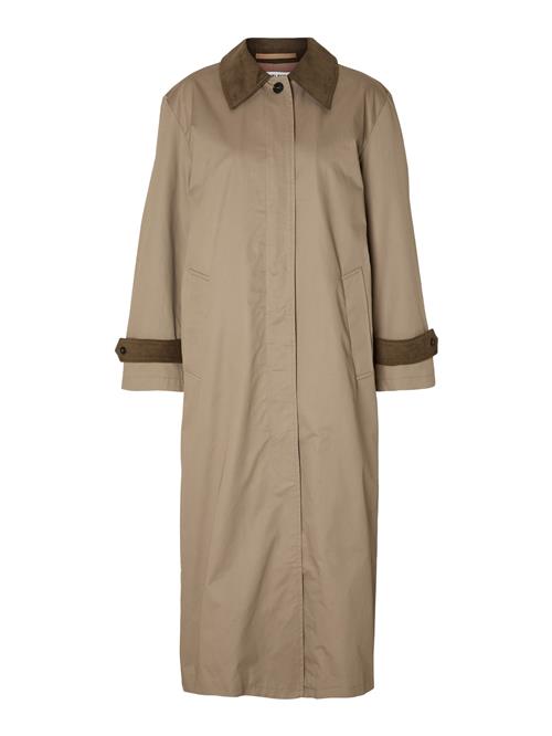 SELECTED FEMME Overgangsfrakke 'FASYA'  camel / khaki