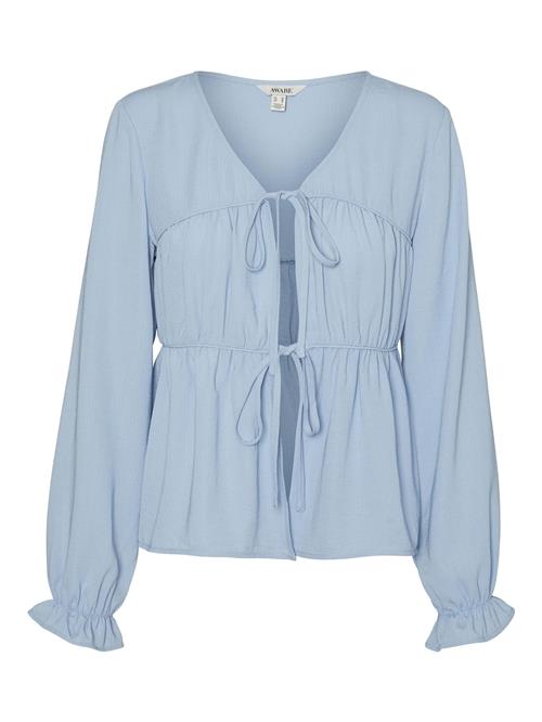 VERO MODA Bluse 'ANNA'  blå / lyseblå