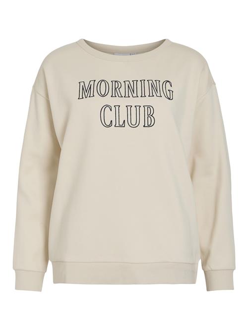 VILA Sweatshirt  beige / sort