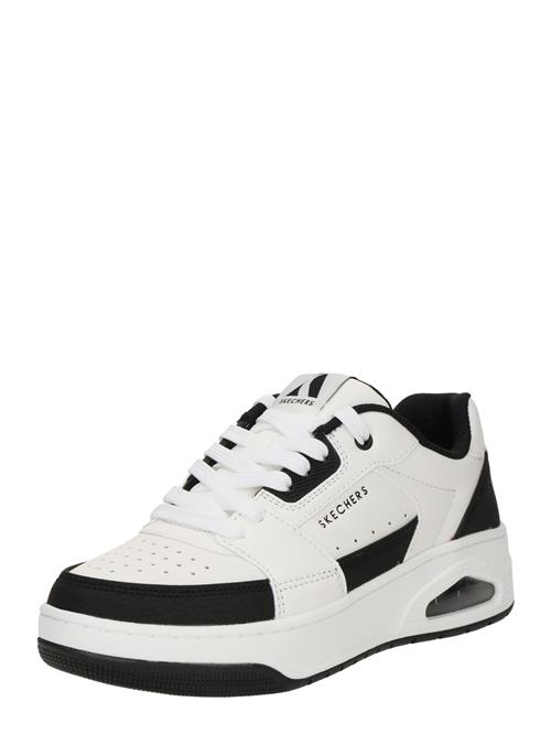 SKECHERS Sneaker low 'Uno Court'  sort / hvid