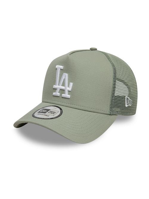 NEW ERA Hætte 'LEAGUE ESS'  pastelgrøn / hvid