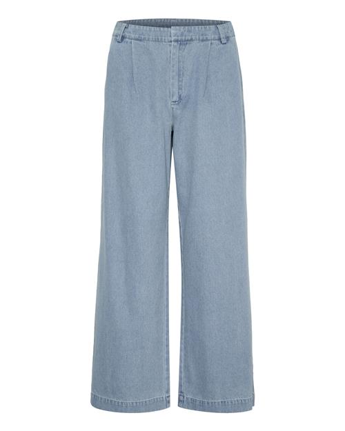 SAINT TROPEZ Bukser med lægfolder 'JaclynSZ'  blue denim