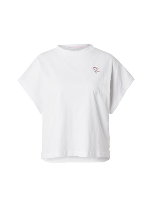 QS Shirts  camel / azur / gul / hvid