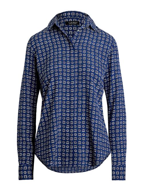 Se Lauren Ralph Lauren Bluse  blå / hvid ved About You