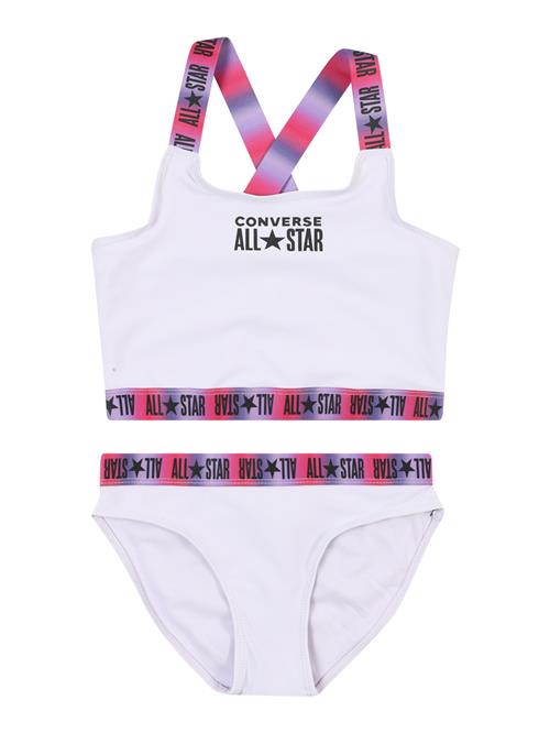 CONVERSE Badedragt  lilla / pastellilla / pink / sort