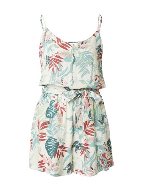 ONLY Jumpsuit 'ONLNOVA'  smaragd / gran / rustrød / hvid