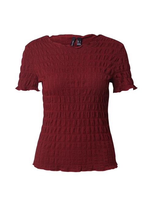 VERO MODA Shirts 'VMFIONA'  vinrød