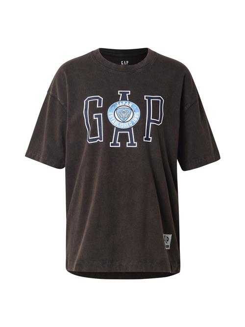 Se GAP Oversized bluse  navy / lyseblå / choko / hvid ved About You