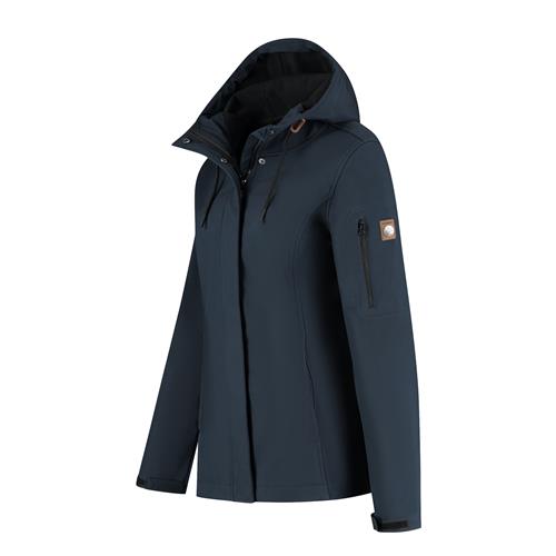 Travelin Overgangsjakke 'Malika'  navy / brun / sølv