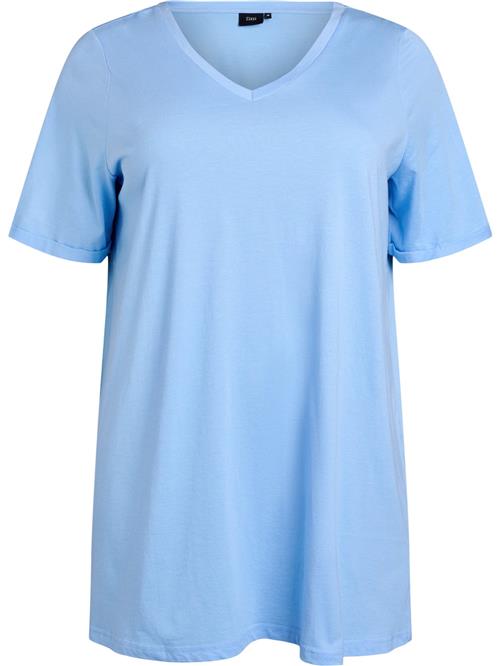 Zizzi Shirts 'Chiara'  lyseblå