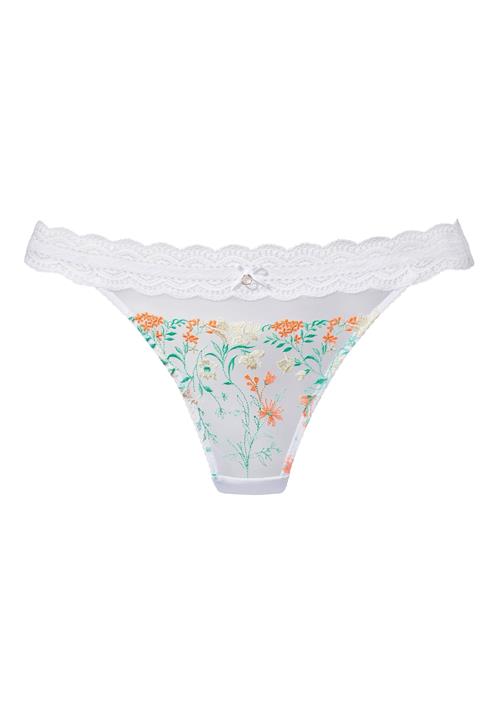 LASCANA String  mint / lyseorange / hvid