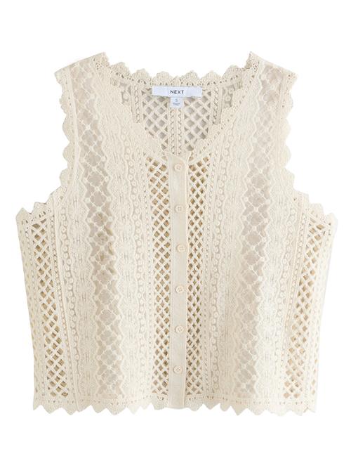 Next Strikvest  ecru