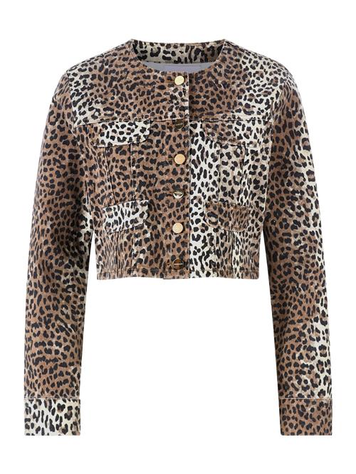 Rich & Royal Overgangsjakke  lysebeige / sort / hvid