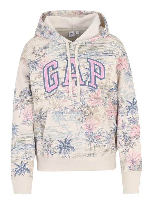 Gap Petite Sweatshirt 'HERITAGE'  lysebeige / mørkebeige / safir / lyserød