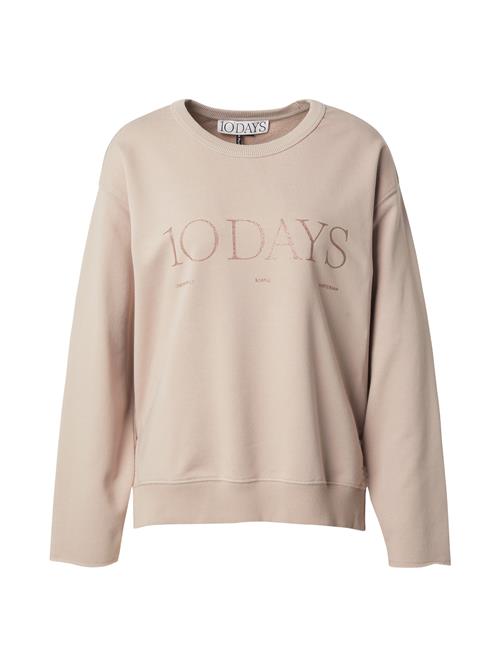 10Days Sweatshirt  beige / mørkebeige