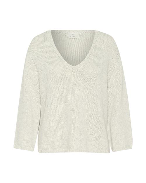 Kaffe Pullover 'Gerdi'  hvid-meleret