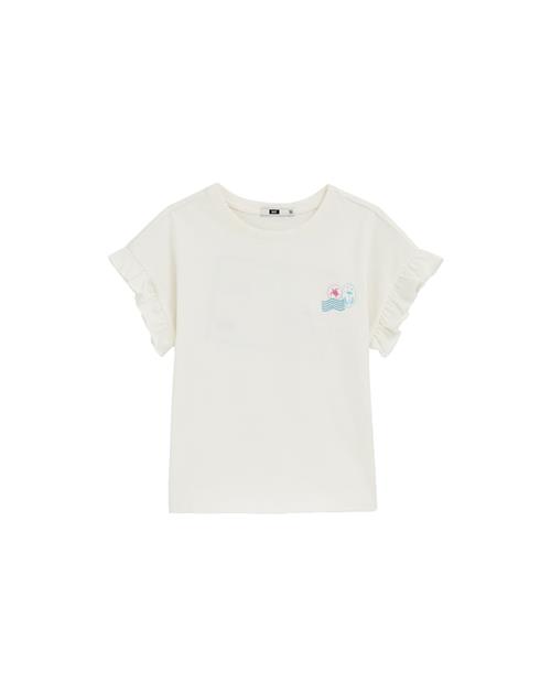 WE Fashion Bluser & t-shirts  aqua / pink / offwhite