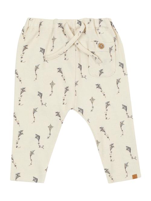 Lil'Atelier Bukser 'NBMGAVO ELO'  beige / mørkegrå / sort