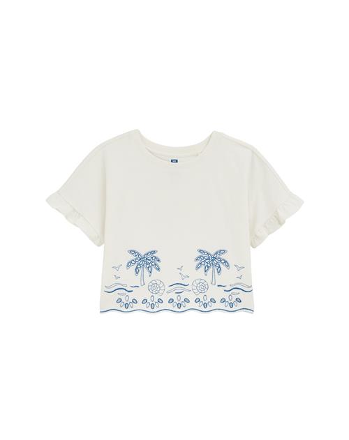 WE Fashion Bluser & t-shirts  mørkeblå / hvid
