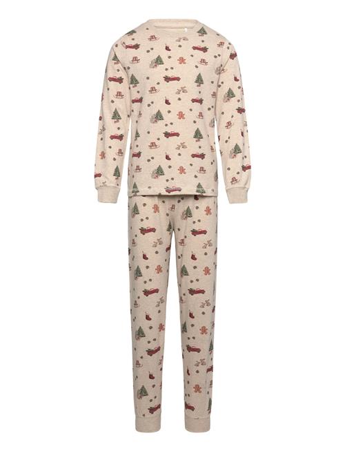 Pyjamas Set Aop Minymo Beige