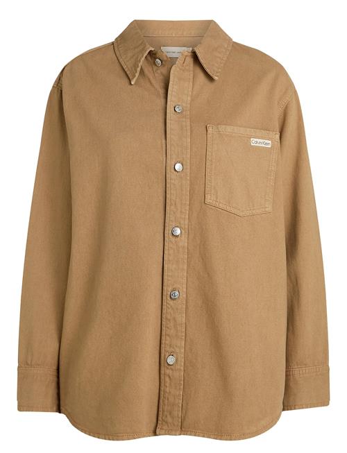 90S Denim Overshirt Calvin Klein Jeans Brown