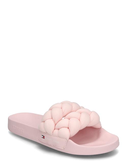 Tjw Braided Slide Tommy Hilfiger Pink