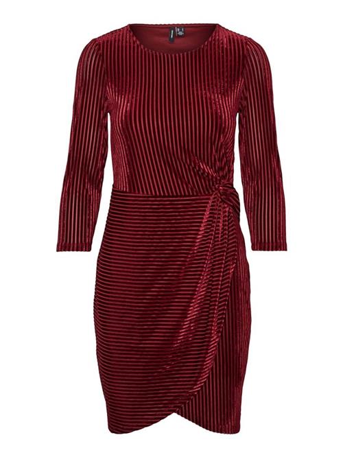 VERO MODA Kjole  vinrød