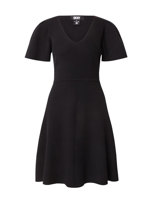 DKNY Strikkjole  sort