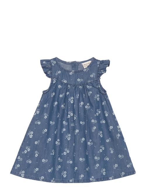 Dress Ss Aop Chambray Minymo Blue