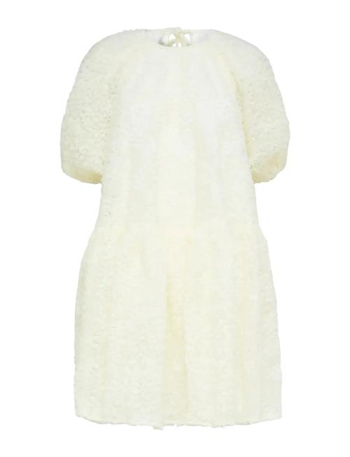 Slfmanuela 2/4 Short Structure Dress B Selected Femme Cream