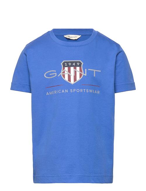 Archive Shield Ss T-Shirt GANT Blue