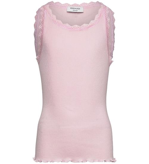 Rosemunde Top - Rib - Modal/Bomuld - Balta - Pink-a-Boo