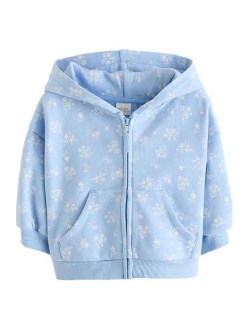 Next Sweatjakke  lyseblå / hvid